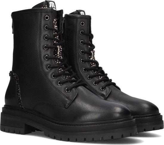 Maruti Bonnie Black Leather Pixel Boots main image 1
