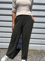 Only ONLNEWSANIA BUTTON PANT - Rosin Dark Green