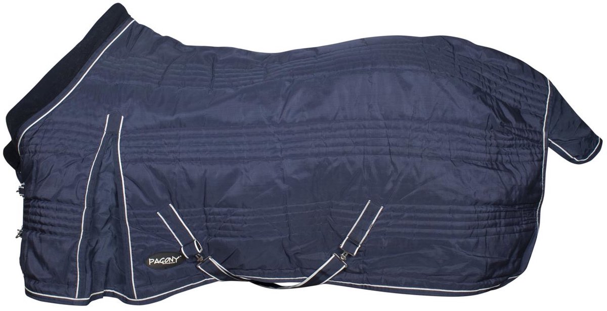 Pagony Nuovo 400 Staldeken - Paardendeken - Maat: 205 - Donkerblauw - Polyamide