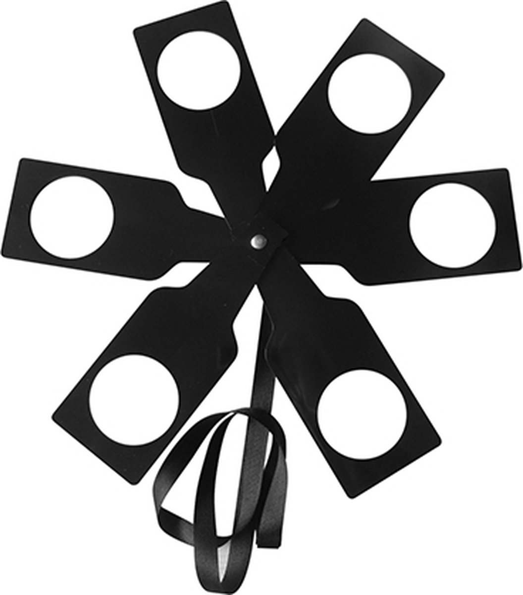 Hold Ub bekerhouder festival - Cupkeeper - Cupholder - Bierhouder - Draagtray - Met keycord - Zwart