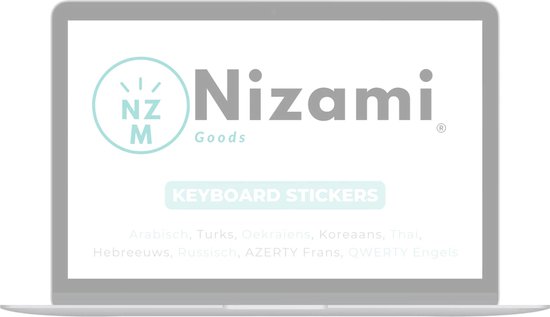 Sticker Clavier Arabe - Wit