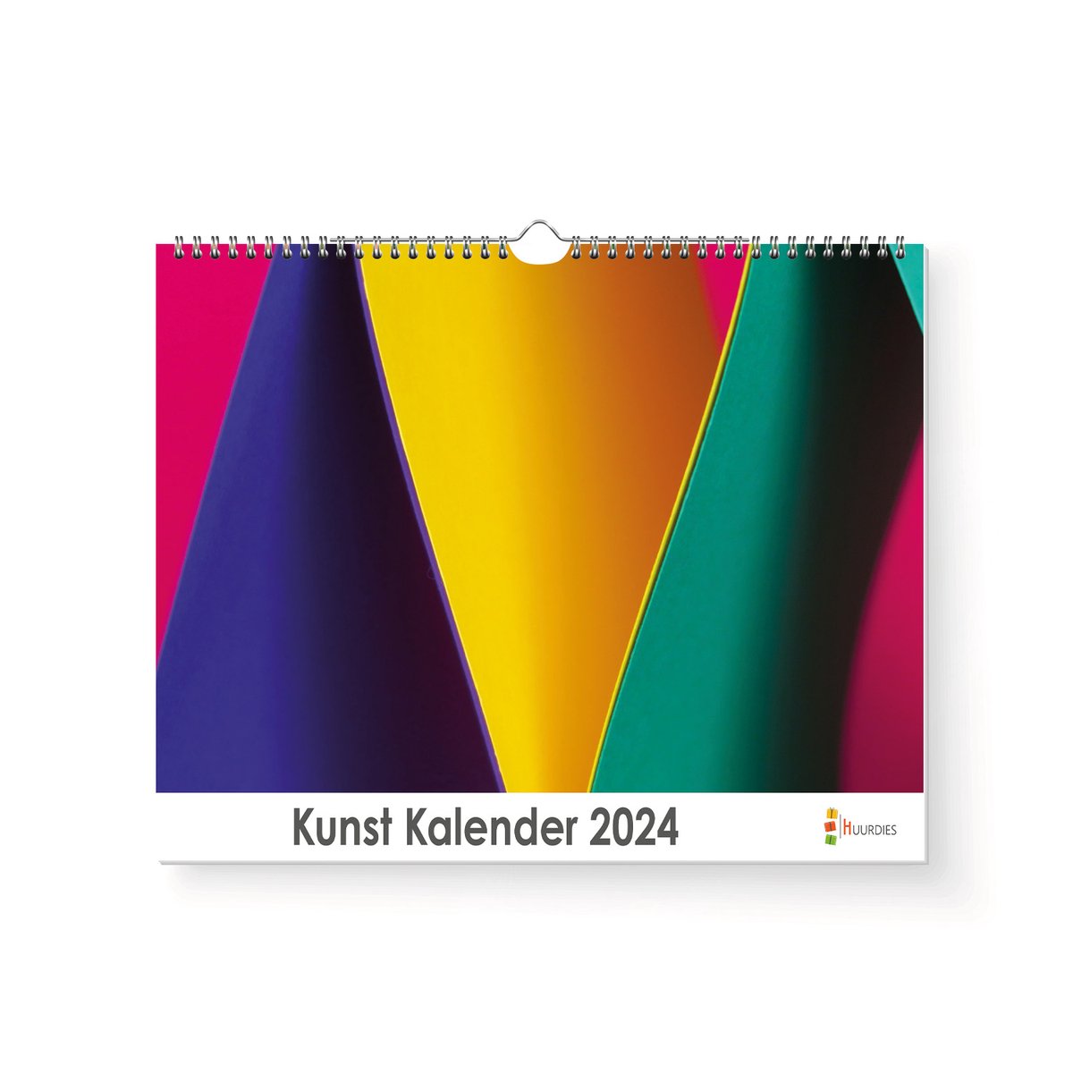 Huurdies - Kunst Kalender - Jaarkalender 2024 - 35x24 - 300gms