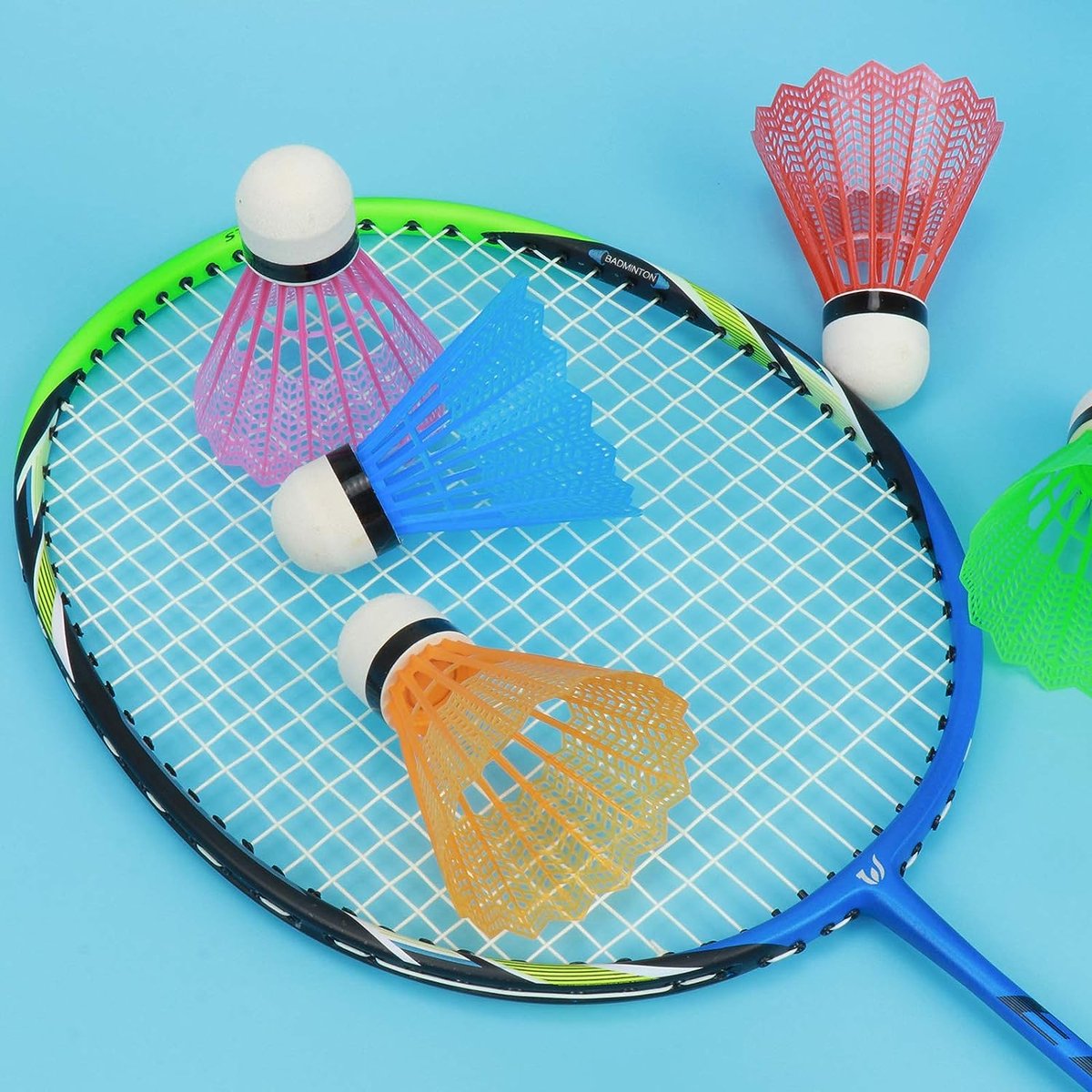 WALFRONT 12pcs / lot durable balles de badminton volants accessoire de  formation de sports de plein air, badminton, plume de volants de badminton