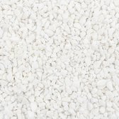 Gekleurde Steentjes 4-6mm - Granulaat - WIT - Bodembedekking voor Bloempotten en Plantenbakken - 1KG