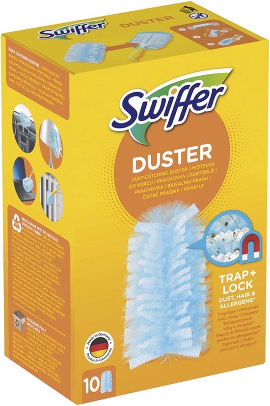 Swiffer Duster Trap & Lock Navul Stofdoekjes - 6x10 Stuks