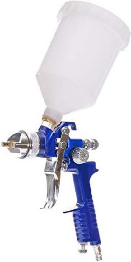 Elektrisch verfspuitsysteem, 850 W, 3 spuitpatronen, 900 ml verfhouder, verfpistool voor muurverf/lakken en lazuurverf, binnen en buiten, spuitpistool incl. 6 sproeiers en 10 stuks filterpapier