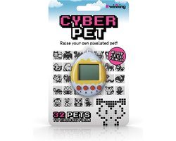 #winning Cyber Pet – Tamagotchi Sleutelhaner - Digitaal Huisdier – Retro Pixel Speelgoed – Interactief Spel met 32 Dieren