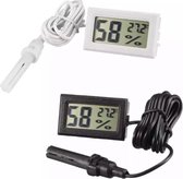 Digitale Thermometer / Hygrometer - luchtvochtigheidsmeter - thermometer - accuraat - compact - inclusief batterijen