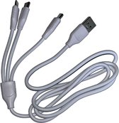 3 in 1 USB Oplaadkabel Usb c Micro usb en Lightning