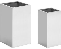 Royal Catering Plantenbak - set van 2 - RVS - Royal Catering