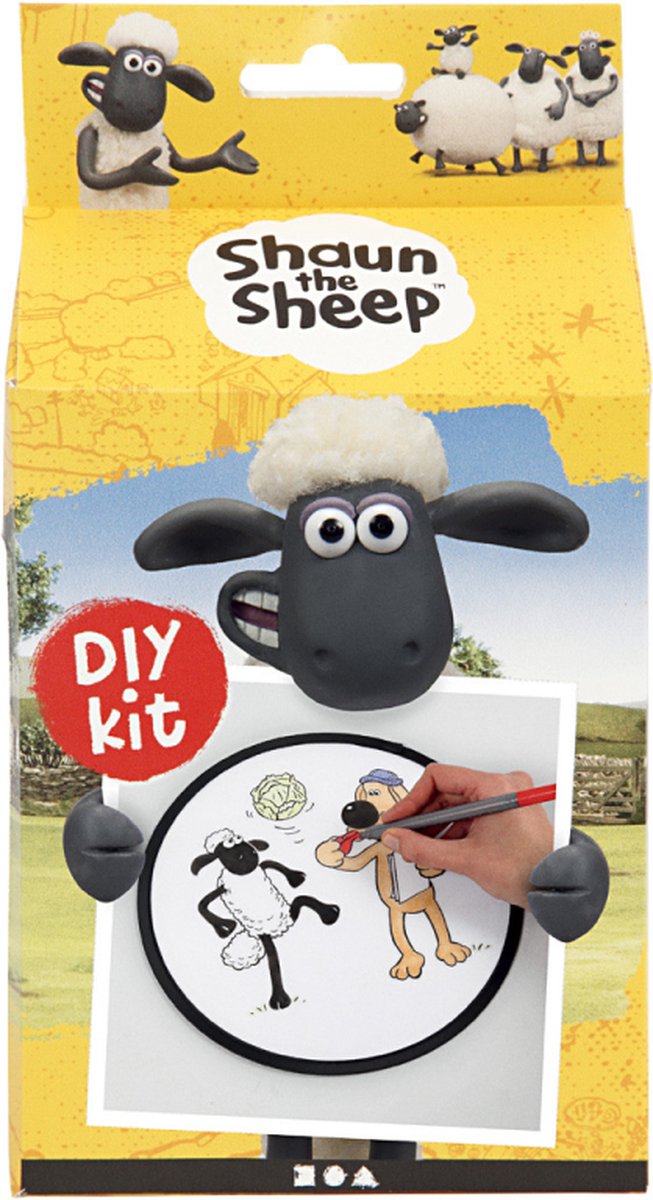 DIY Textieldecoratie Shaun Frisbee