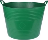 Excellent Houseware Seau flexible - vert foncé - 40 litres - plastique - 45 x 37 cm