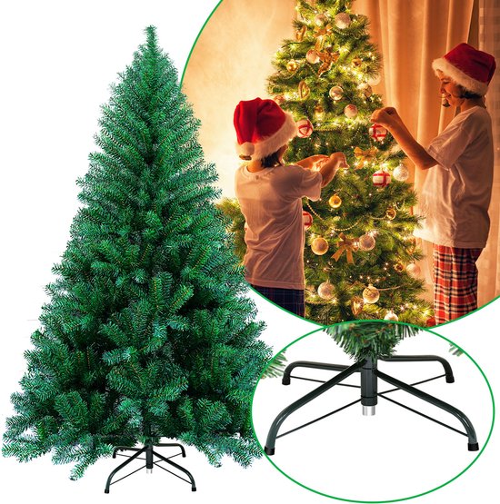 Kunstkerstboom Premium PVC Kerstboom Hoogte 180 cm volle kerstboom