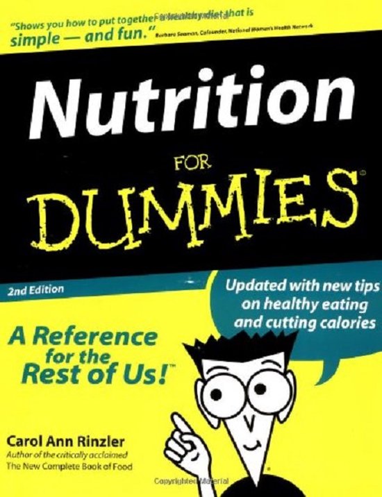 Nutrition For Dummies - cover