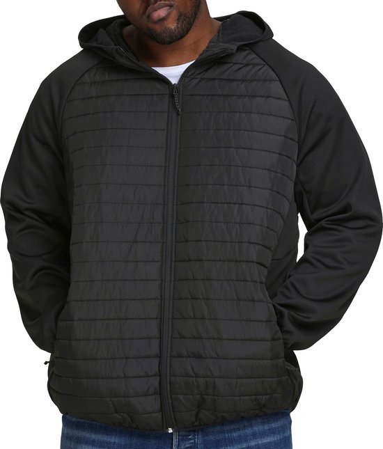 Jack & Jones Veste Multi Quilted Zwart 5XL Homme