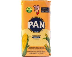Harina Pan maismeel geel - voor brood, tortilla's en koekjes - 10 x 1 kg
