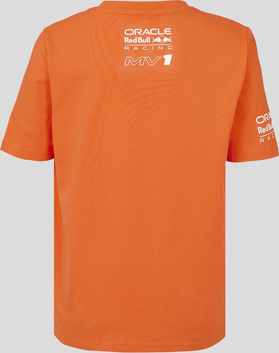 Max Verstappen Oranje Kids T-Shirt S (128-134) - Oracle Red Bull Racing — afbeelding 2