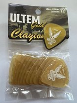 Clayton - Ultem Gold - standaard plectrum - 1.20 mm - 12-pack