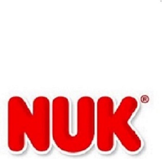 NUK Sucettes For Nature silicone 6-18 mois rouge/crème lot de 2