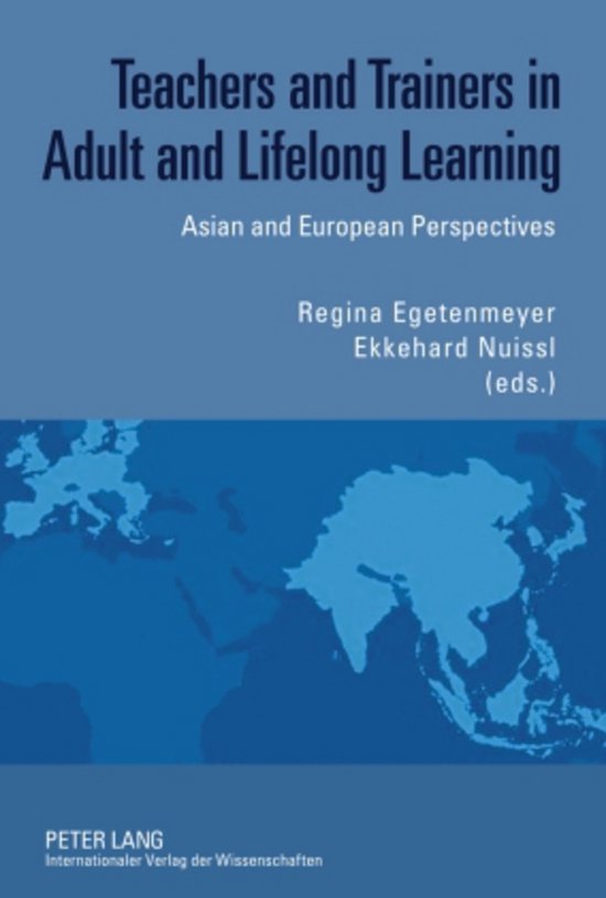 Teachers and Trainers in Adult and Lifelong Learning - cover