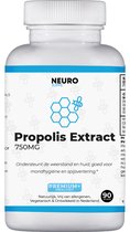 Neuro Supps - Propolis Extract - 750 mg per dosering - 90 Capsules - Tabletten - Hooikoorts - Weerstand - Immuunsysteem - Antioxidant - Natuurlijk - Supplement - Pollen