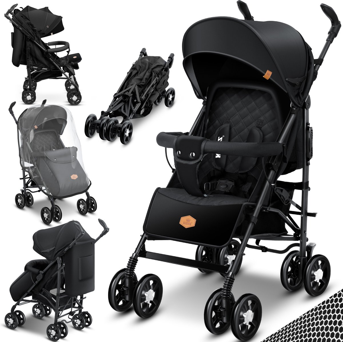 Poussette avec maxi 2en1 pour bébé - Mini Pouce