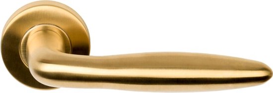 Formani deurkruk LBXVIIIH - BASICS - geveerd op rozet - PVD goud - 1501D361IMXX0