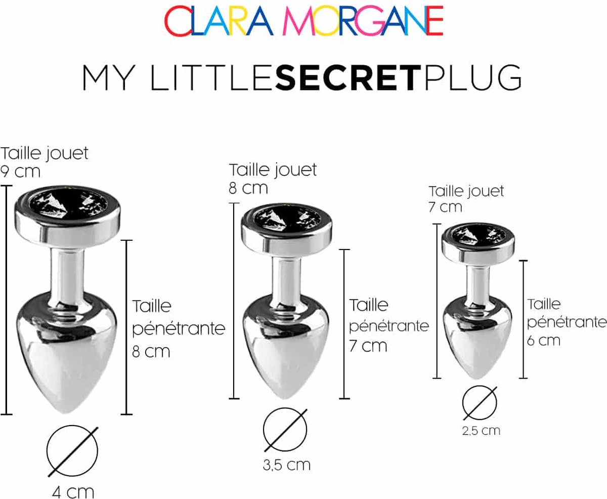 Goedkoopste Clara Morgane - My Little Secret Plug Small Black