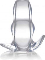 XR Brands Clear View - Holle Anale Plug - Groot clear