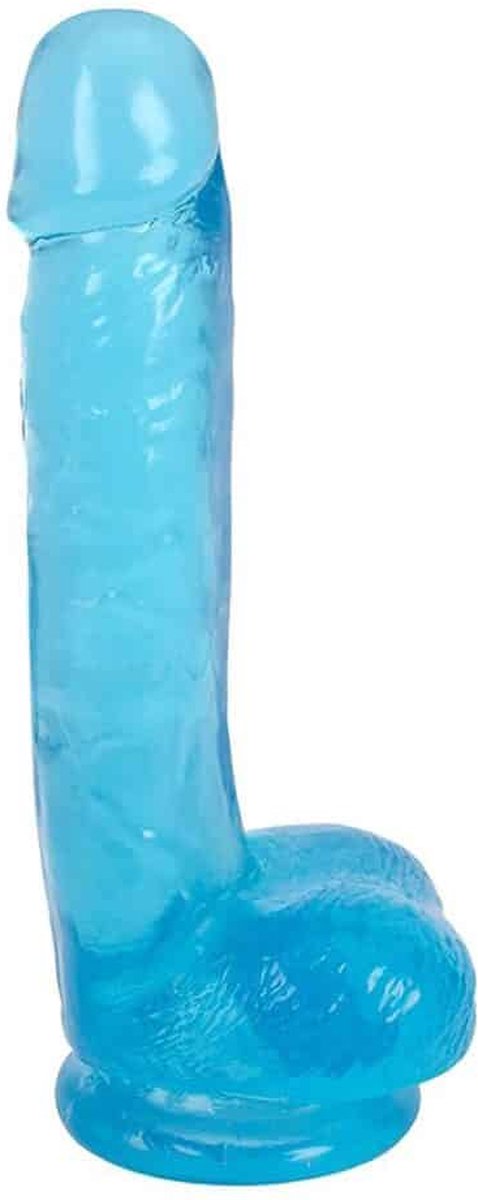Goedkoopste Curve Toys Slim Stick Berry Ice - Dildo met ballen - 18 cm blue