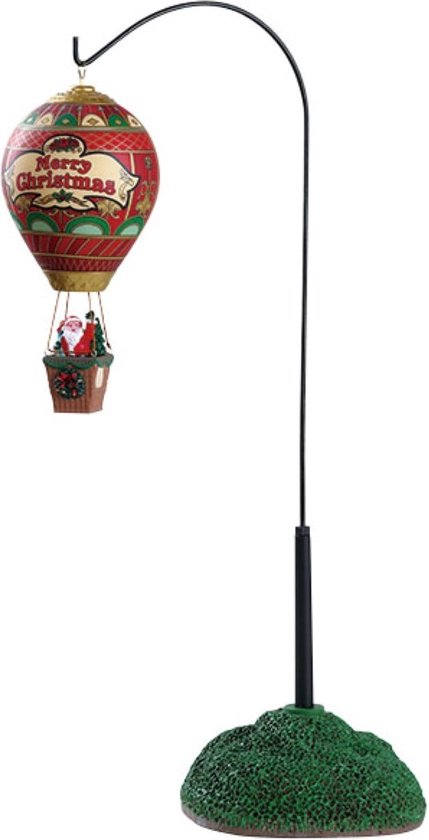 Lemax - 'A Christmas Eve Balloon Ride' - Figuur met animatie - Exclusief adapter (werkt ook op batterijen)
