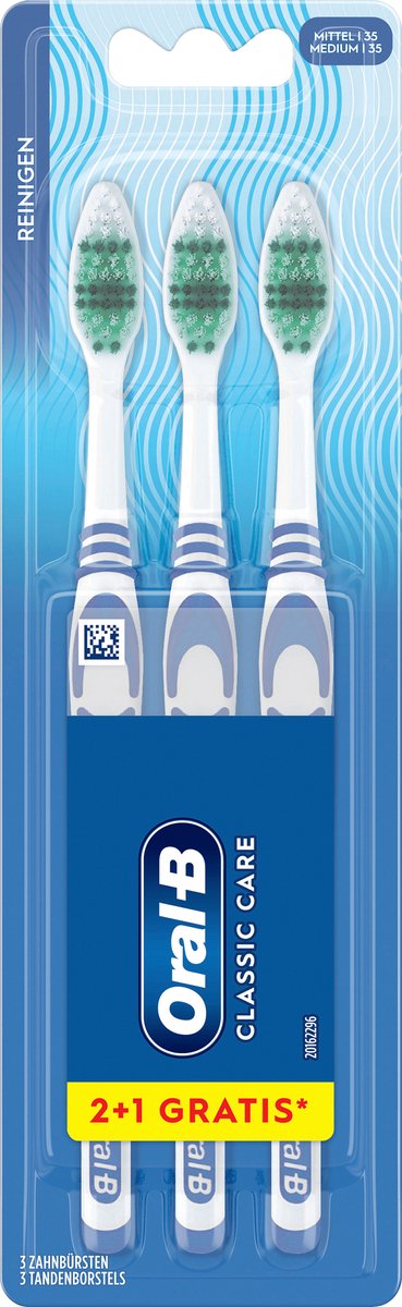 Oral-B Tandenborstel Classic Care medium, 3 stuks