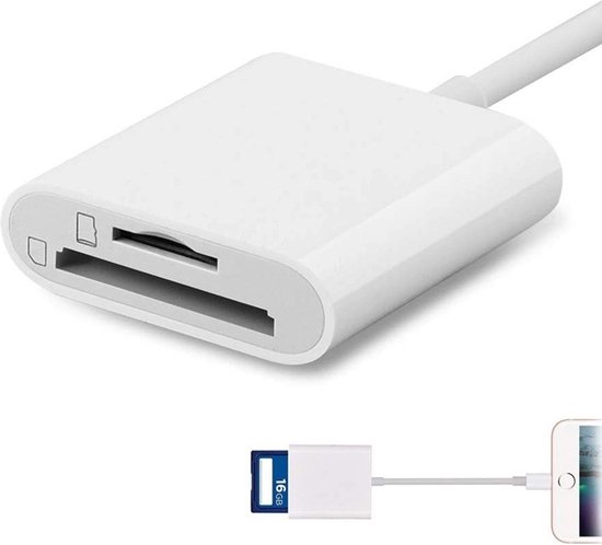 Adaptateur iphone ipad pour lecture carte SD - Conditions Extremes