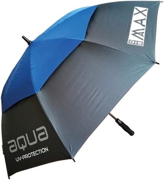 Parapluie de golf Big Max Aqua UV (gris-cobalt)