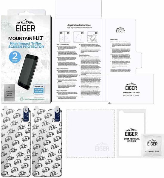 Eiger Mountain H.I.T Samsung Galaxy S24 Ultra Display Folie (2-Pack)