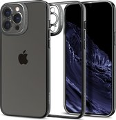 Geschikt voor Spigen Apple iPhone 13 Pro Max Optik Crystal Hoesje Transparant/Grijs