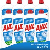Ajax Fris Allesreiniger 8 x 1.25L - Voordeelverpakking