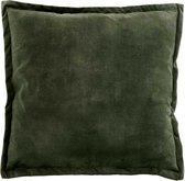 Unique Living - sierkussen basics - winter green - 45x45cm