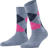 Burlington Queen Chaussettes femme Taille unique en Katoen biologique durable bleu - Taille 36-41