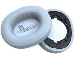 Oorkussens Geschikt Voor JBL Live 500BT - 2 Stuks - Met Noise Cancelling - Zacht Memory Foam - Eiwitleer - Grijs