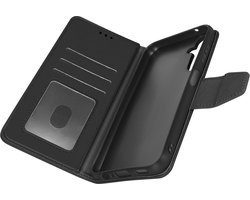 Geschikt voor Samsung Galaxy A14 4G en 5G Wallet Case Video-ondersteuning Zwart