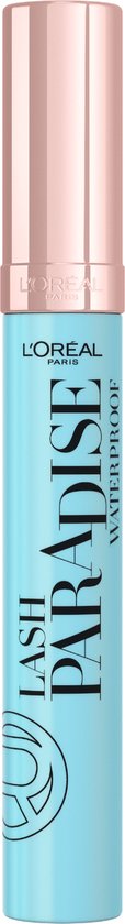 L’Oréal Paris Lash Paradise Mascara Waterproof - Zwarte Volume Mascara Verrijkt met verzorgende bloemolie - 6,4 ml