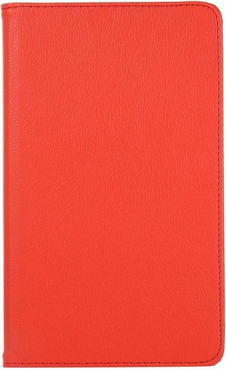 Shop4 - Geschikt voor Samsung Galaxy Tab A 8.0 (2019) Hoes - Rotatie Cover Lychee Rood