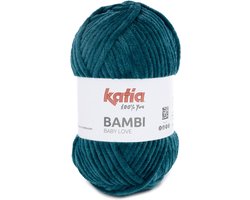 Katia Bambi - 338 petrol - Chenille Garen