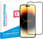 Telefoonglaasje Screenprotectors - Geschikt voor iPhone 15 Pro Max - Volledig Dekkend - Gehard Glas Screenprotector - Geschikt voor iPhone 15 Pro Max - Beschermglas