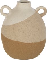 J-Line vase Oreille - céramique - beige/marron clair - small - Ø 16 cm