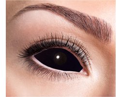 Sclera lenzen zwart - 6 maand