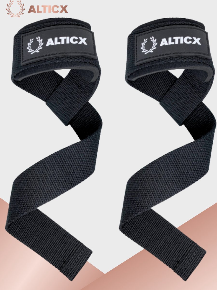 ALTICX® Lifting Straps met Padding - Deadlift Straps - Wrist Wraps