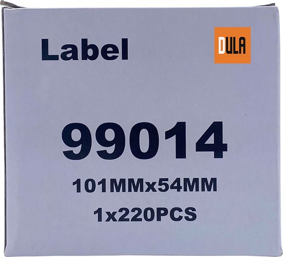 DULA Dymo Compatible labels - Wit - 99014 - S0722430 - Verzend- en ...