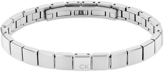 Bracelet Homme Calvin Klein CJ35000488 - Bijoux - Acier - Argent - 7 mm de large - 19,5 cm de long